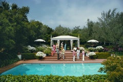 Vintage 'Poolside Drinks' 1975 Slim Aarons Limited Estate Edition
