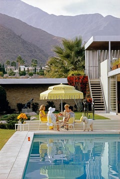 Vintage 'Poolside Friendship' 1970 Slim Aarons Limited Estate Edition