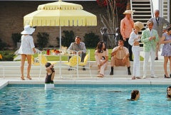 Incontro a bordo piscina, Palm Springs California, Edizione Estate, Ritratto fotografico