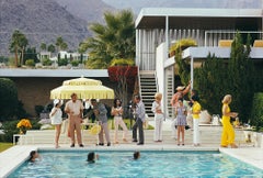 Poolside Host, 1970, Palm Springs, Midcentury Modern Photography