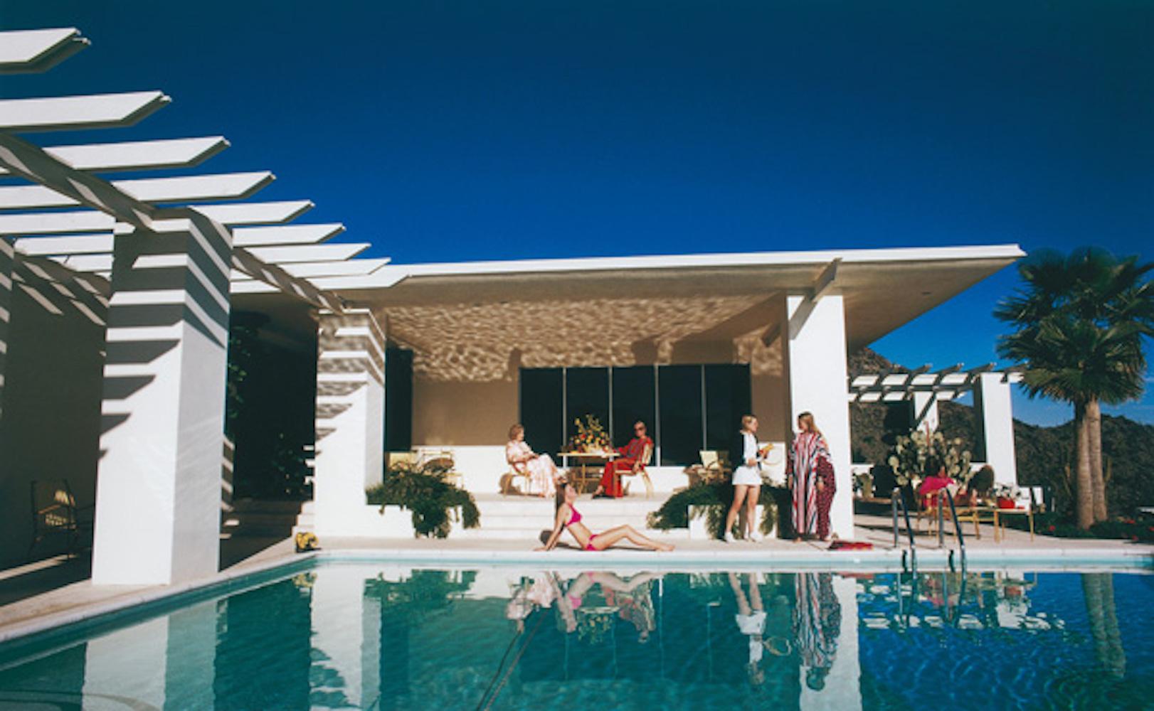 Poolside in Arizona by Slim Aarons (Nude Photography, Figurative Photography)