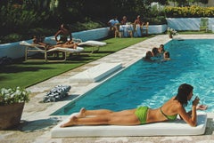 Piscine à Sotogrande, 1975 - Hôtel Villa Piscine dans une ville portuaire espagnole