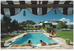 'Poolside In Sotogrande' Unframed Limited Edition Estate Stamped Print