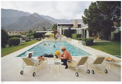 Poolside Interruptions 1970 - Slim Aarons Estate Stamped