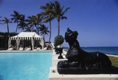 Poolside Luncheon Slim Aarons Estate Stamped Print