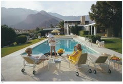 Poolside Poodle 1970 - Slim Aarons Estate Stamped