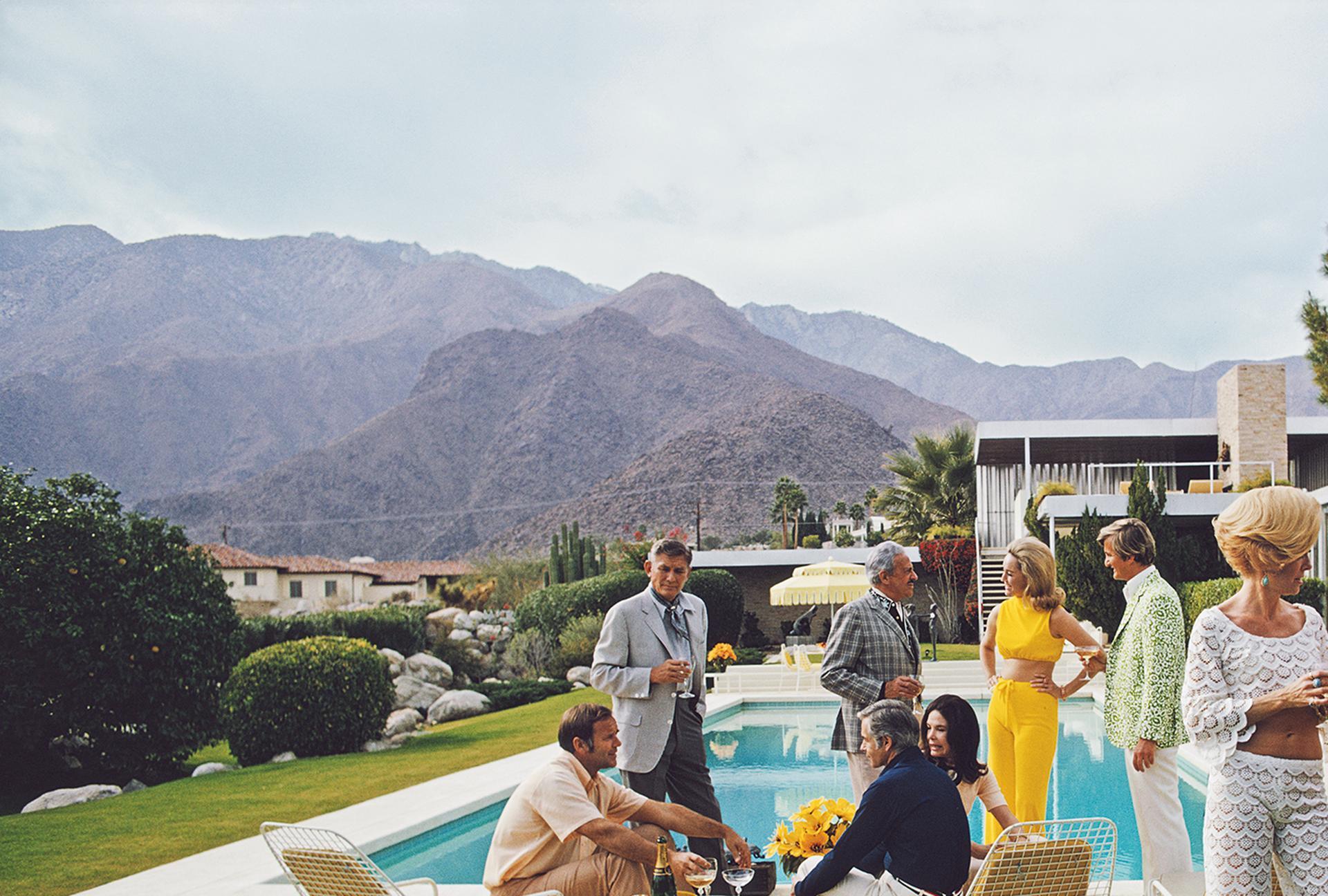 Poolside Social, Palm Springs, Estate Edition, Portrait Photograph For Sale 1