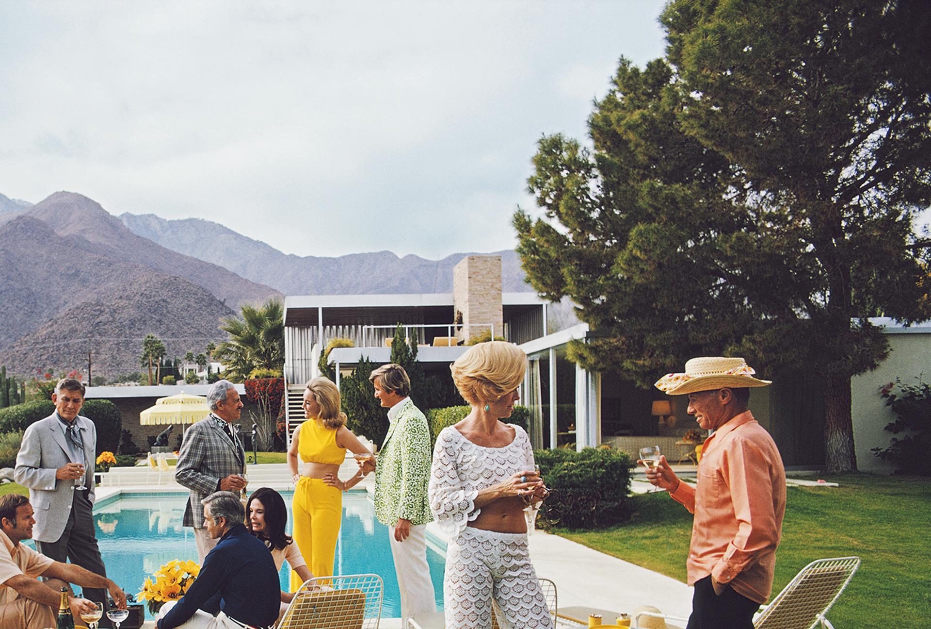 Poolside Social, Palm Springs, Estate Edition, Portrait Photograph For Sale 2