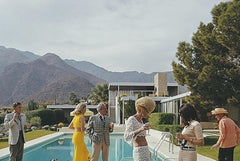 Poolside Style, 1970 - Poolside Party at Kaufmann House, Palm Springs Photograph