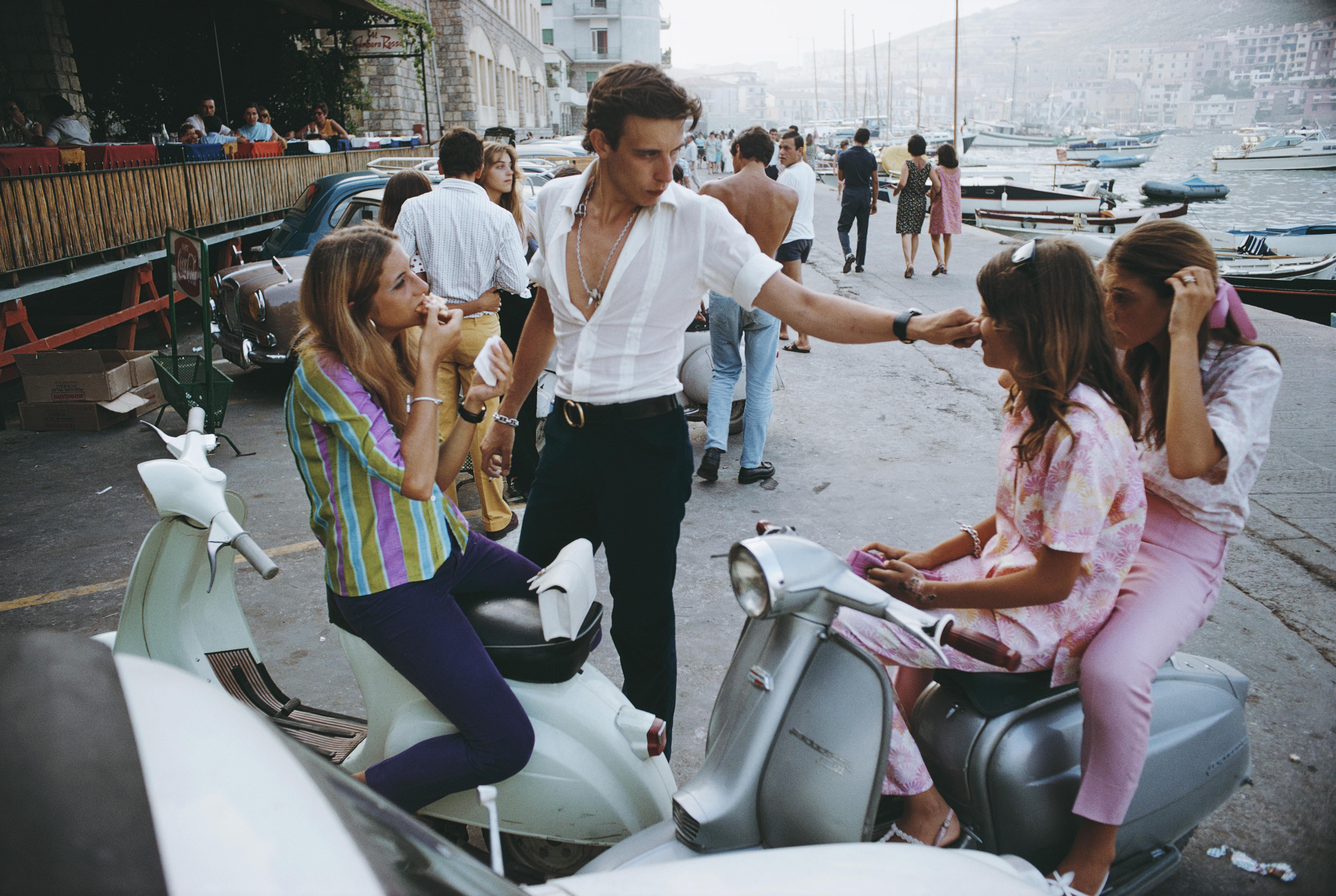 Slim Aarons Color Photograph - Porto Ercole, Estate Edition