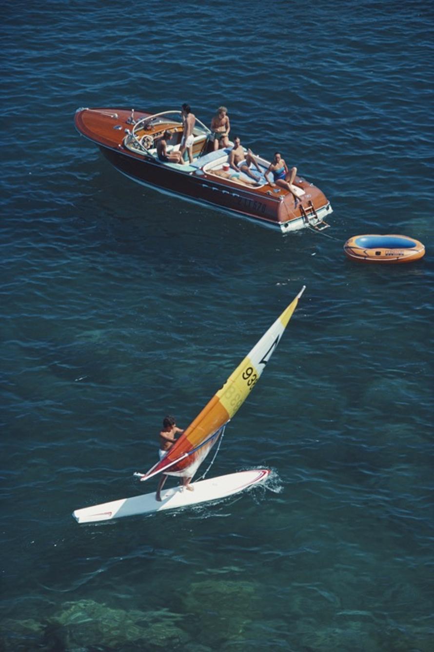 Porto Ercole 
1980
by Slim Aarons

Slim Aarons Limited Estate Edition

Private boats in Porto Ercole, Tuscany, August 1980.

unframed
c type print
printed 2023
24 x 20"  - paper size

Limited to 150 prints only – regardless of paper size

blind