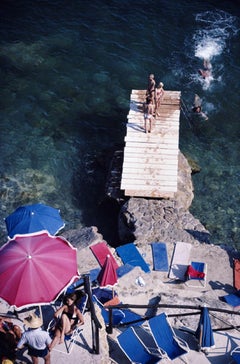 Vintage Porto Ercole Slim Aarons Estate Stamped Print