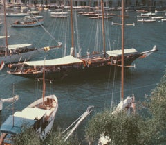 Portofino Harbour, 1955 - Limited Edition Estate Stamped Color C-Type Print