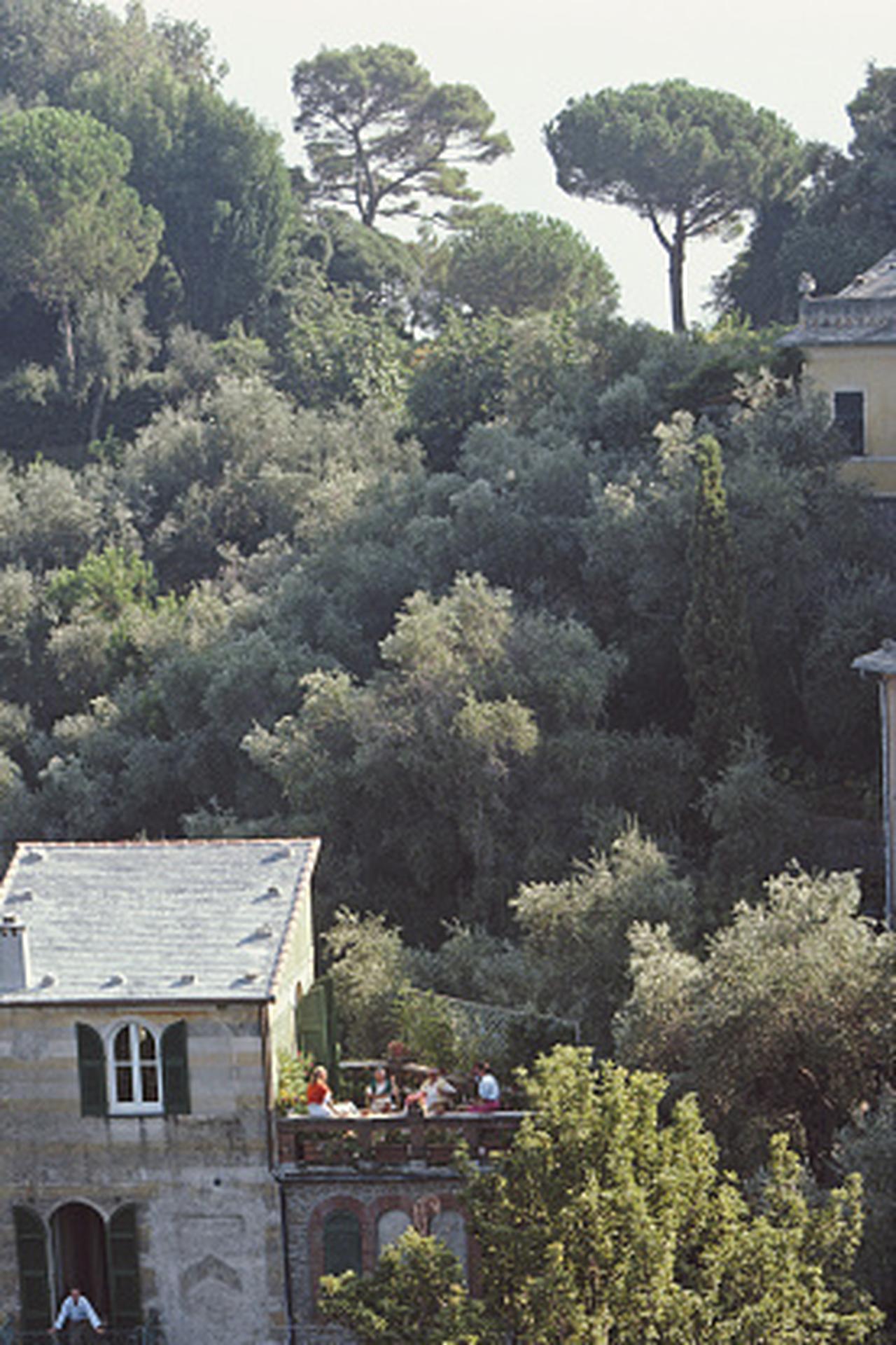Portofino, Italien, Nachlassausgabe, Landschaftsfotografie (Realismus), Photograph, von Slim Aarons