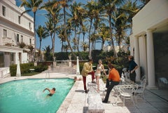 Posing By The Pool, Florida, Estate Edition, Mid-Century Modern Photograph