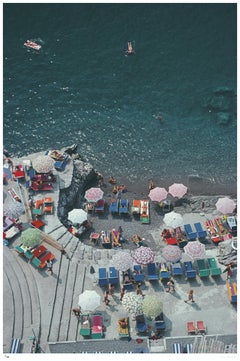 Positano Beach 1979 - Slim Aarons Estate Stamped