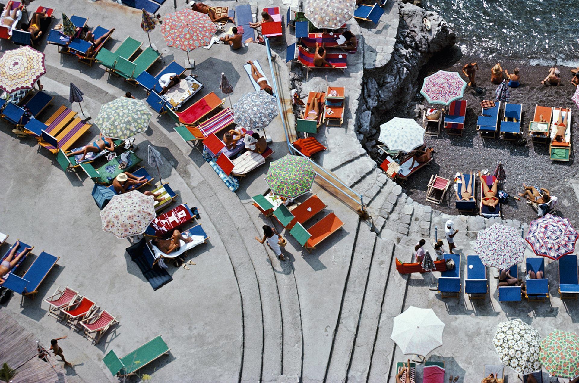 Plage de Positano, Italie, édition patrimoniale, photographie de paysage en vente 2
