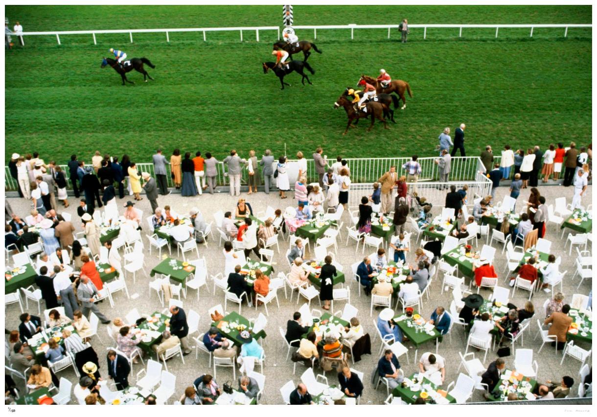 Racing At Baden Baden 1978 - Slim Aarons Estate Stamped
