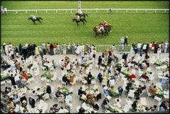 Course de chevaux à Baden Baden, Allemagne, édition limitée, photographie de paysage
