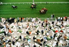 Vintage Racing At Baden Baden Slim Aarons Estate Stamped Print