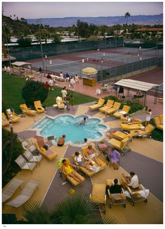 Relaxing At The Club 1970 - Slim Aarons Estate Stamped