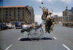 Rickshaw Puller, South Africa, 1958, Slim Aarons Estate Edition Print 12x16"