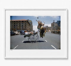 Rickshaw Puller, South Africa, 1958, Slim Aarons Estate Edition Print 20x30"