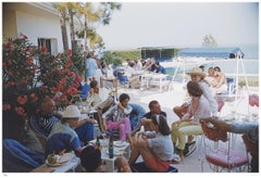 Riviera Crowd 1957 - Slim Aarons Estate Stamped