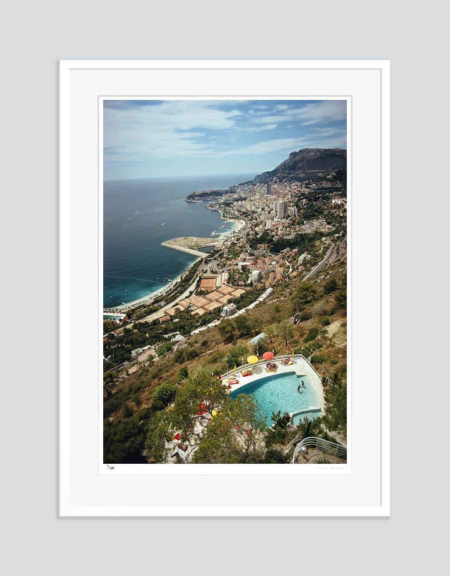 Roquebrune-Cap-Martin 1970 Slim Aarons Estate Stamped Edition  For Sale 2