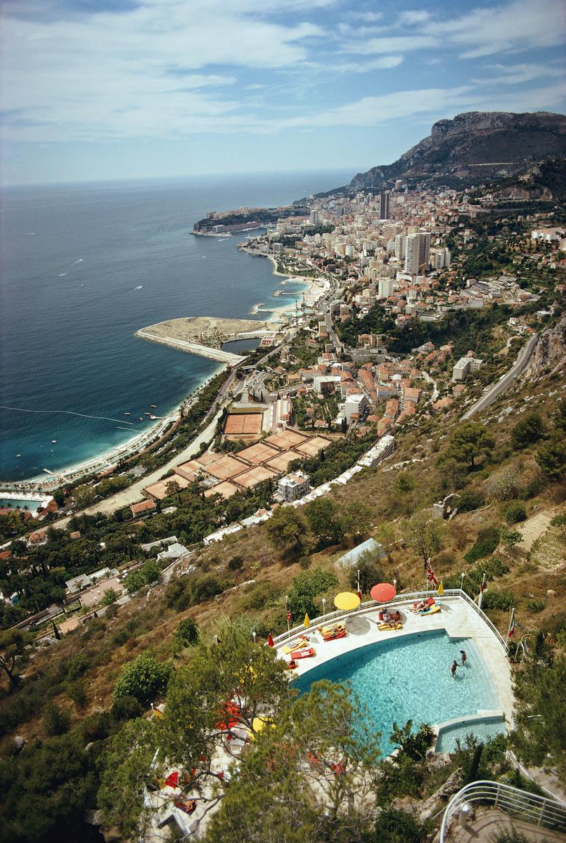 Roquebrune-Cap-Martin

1970

A view from a hillside in Roquebrune-Cap-Martin, southeastern France, looking toward Monaco, August 1970.

By Slim Aarons

40x30” / 76x101 cm - paper size 
C-Type Print
unframed 
(framing available see examples - please