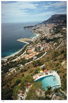 Roquebrune-Cap-Martin 1970 - Timbro della tenuta Slim Aarons