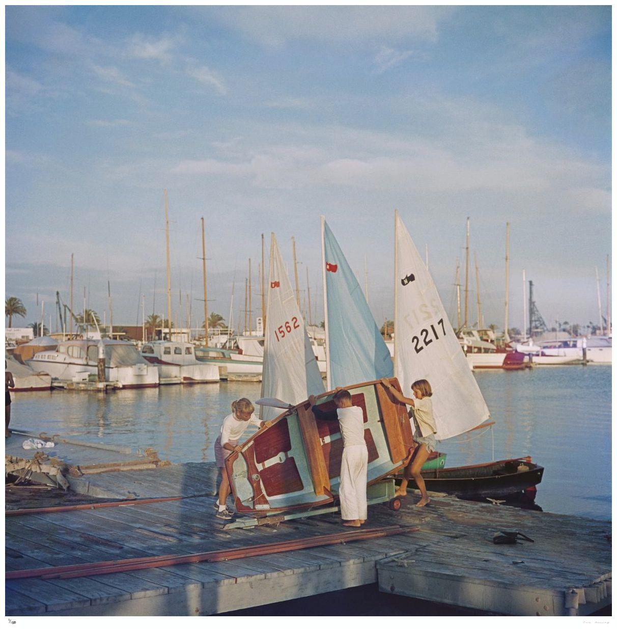 Voilier 1956 - Slim Aarons Estate Stamped