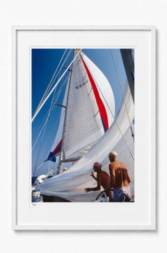 Sailing in Sardinia C-Type Print, Aarons Estate-Stamped, 1978, 20x16"