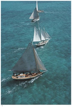 Sailing In The Bahamas 1964 - Slim Aarons Estate Stamped