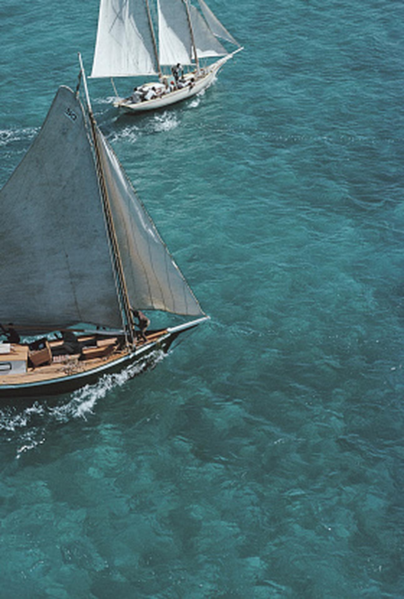Segeln auf den Bahamas, Estate Edition, Landschaftsfotografie im Angebot 1