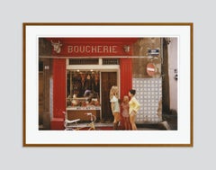 Saint-Tropez Boucherie 1971 Slim Aarons Estate Stamped Edition