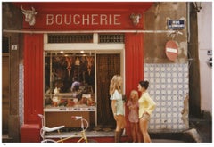 Saint-Tropez Boucherie 1971 - Slim Aarons Estate Stamped