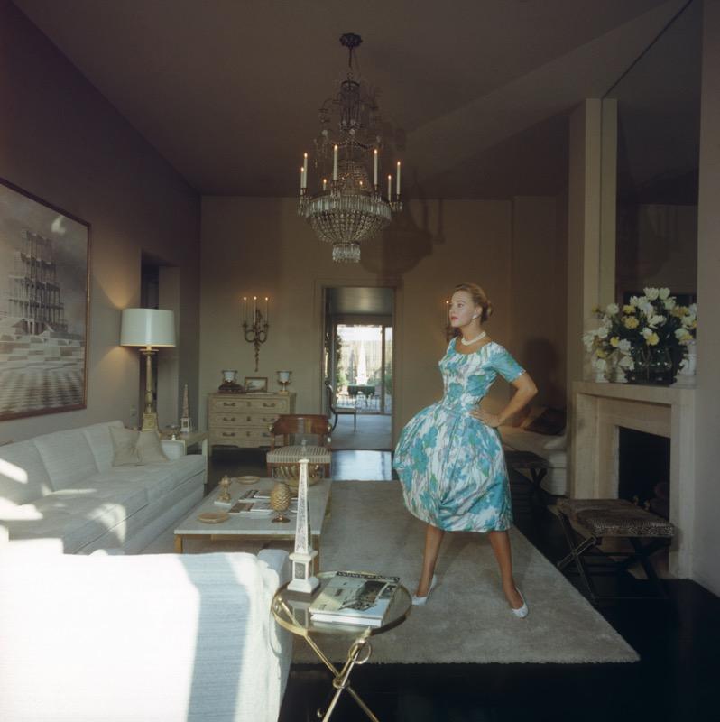 Slim Aarons Portrait Photograph - San Diego Home (1956) Limited Estate Stamped - Giant 