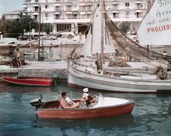 Savioli Spiaggia Hotel, C Print by Slim Aarons, Estate Signed, 30x30"