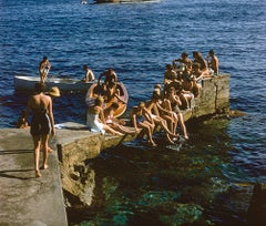 Seafront Hangout C-Type Print by Slim Aarons, 1954, 30x20\" Estate