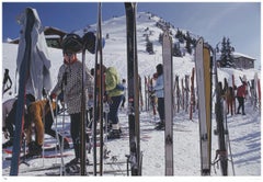 Skiers At Gstaad 1969 - Slim Aarons Estate Stamped
