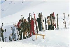 Skiers at Gstaad 1969 - Slim Aarons Estate Stamped