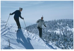 Skiers At Sugarbush 1960 - Slim Aarons Estate Stamped