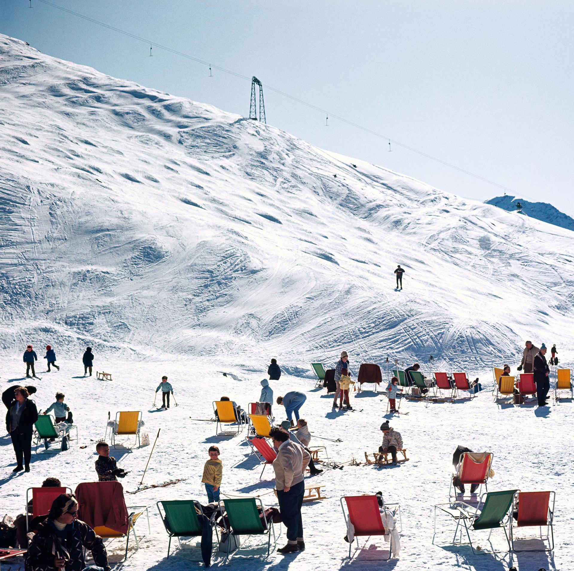 Skier bei Verbier, Nachlassausgabe im Angebot 1
