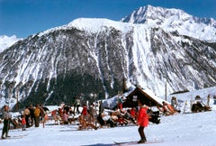 Skiing At Courchevel, Slim Aarons Estate Edition