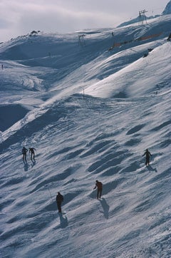 Vintage 'Skiing At St. Moritz' 1978 Slim Aarons Limited Estate Edition
