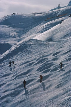 'Skiing At St. Moritz' 1978 Slim Aarons Edizione Limitata Estate