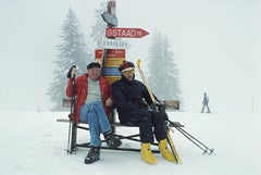 Vintage 'Skiing Holiday' 1990 Slim Aarons Limited Estate Edition
