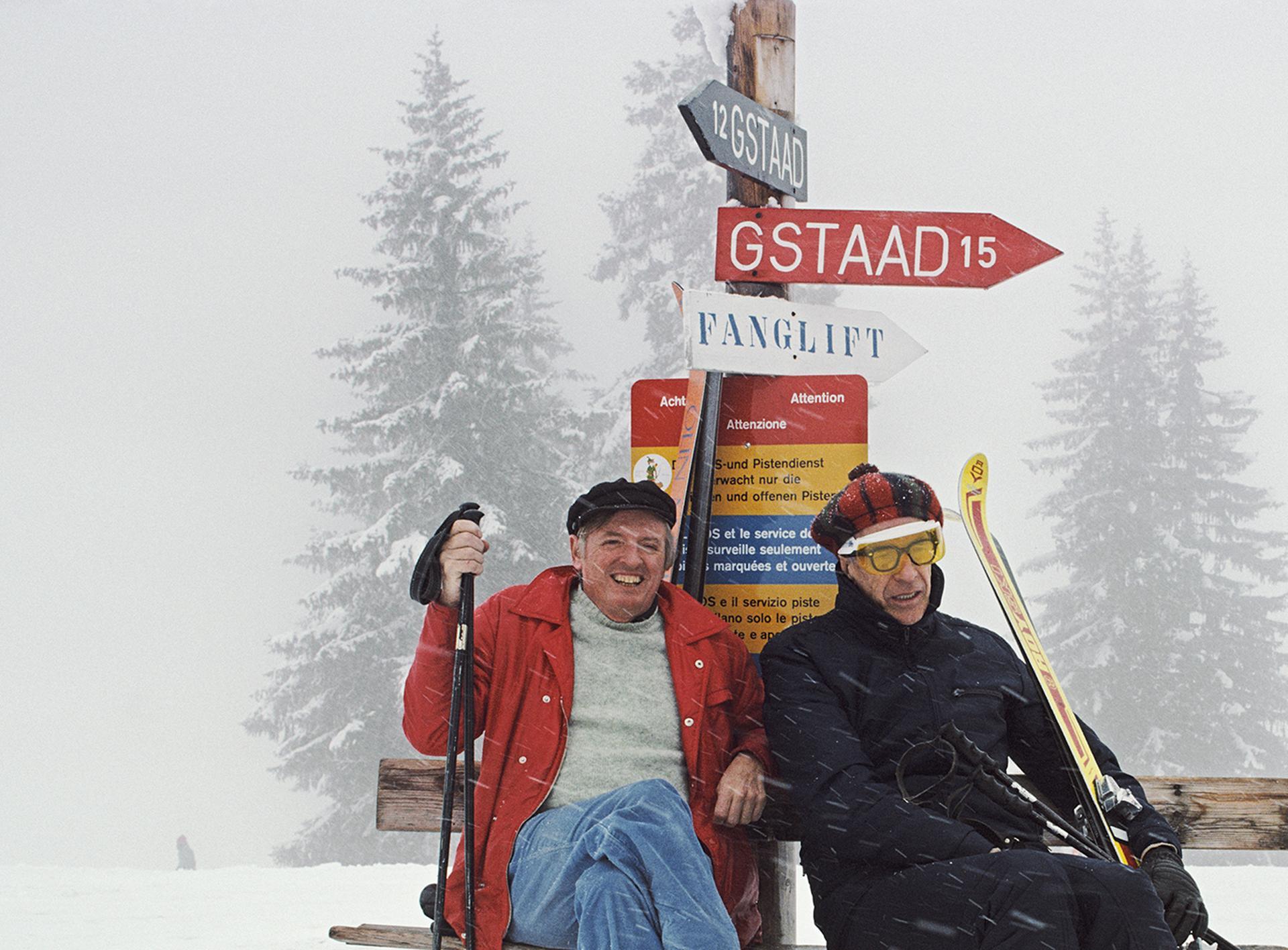 Skiing Holiday, Gstaad, Switzerland, Estate Edition. Winter Portrait Photograph For Sale 1