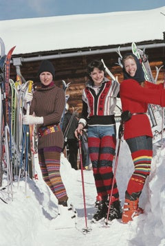 Skiing in Gstaad, Switzerland, Estate Edition, Portrait Photograph